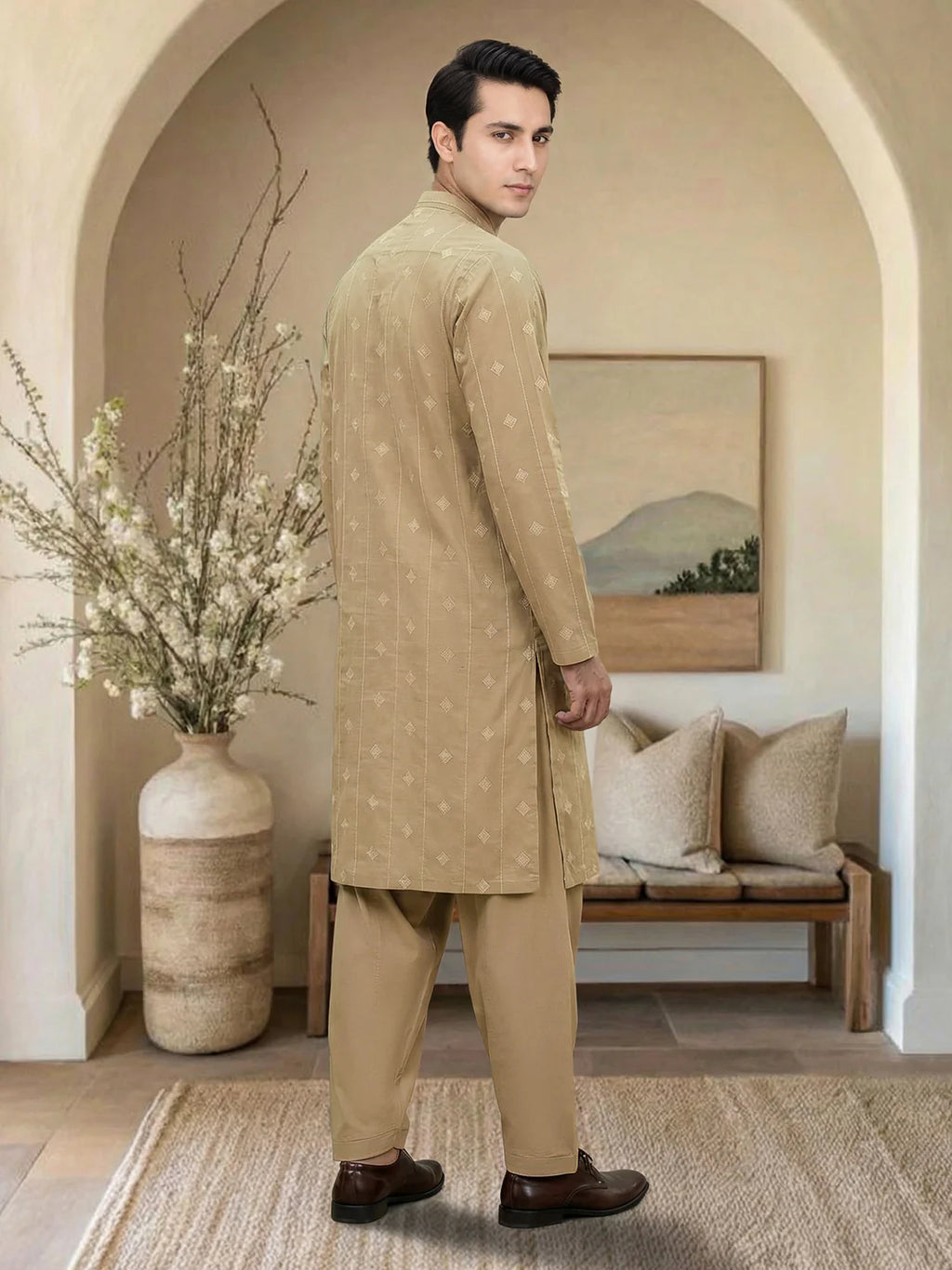 Cotton Suit- Embroidered