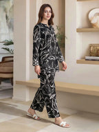 Viscose Co-ord Set- Embroidered