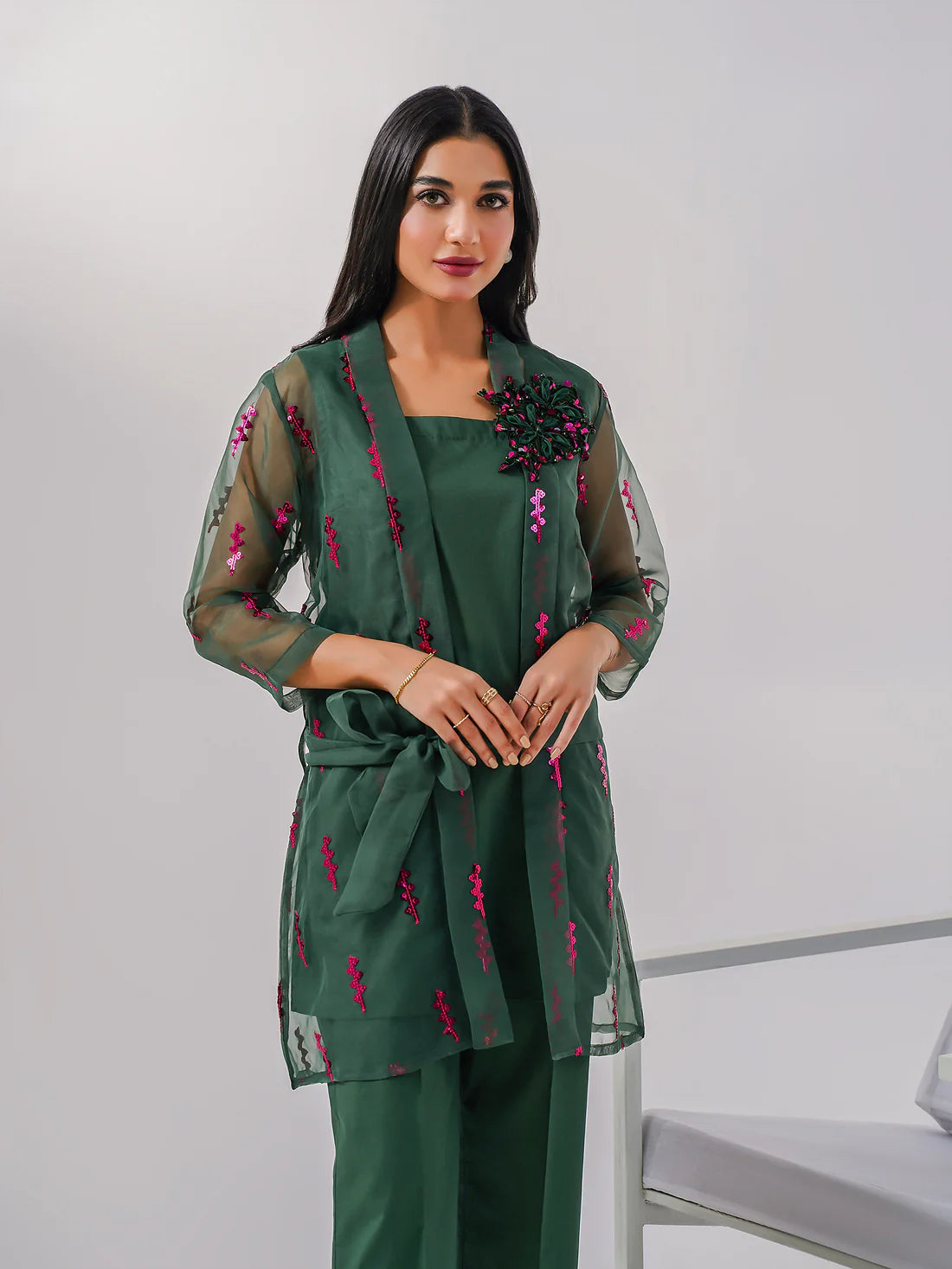 Organza Co-ords-Embroidered