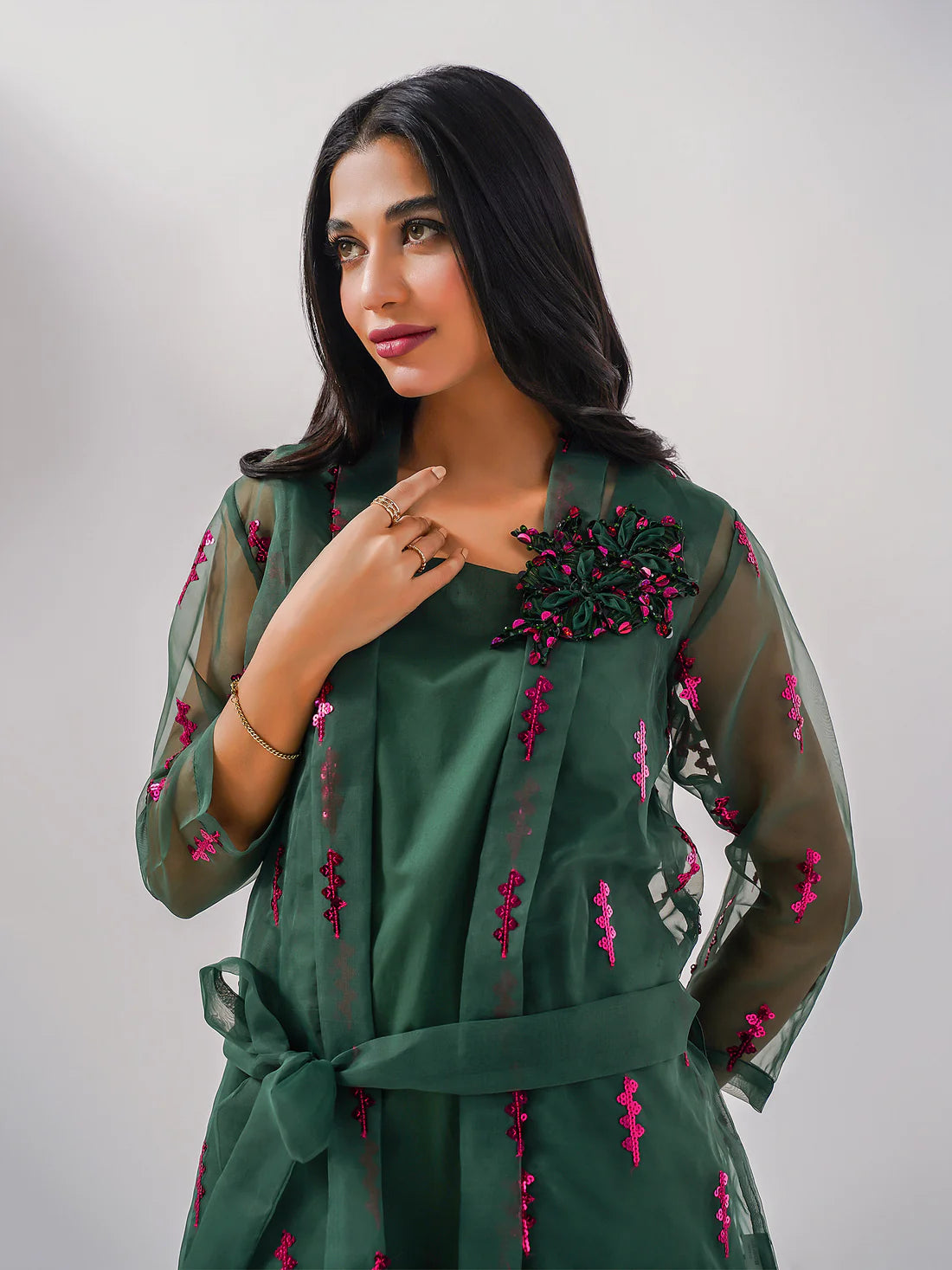 Organza Co-ords-Embroidered